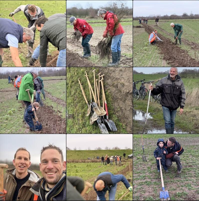 Prachtige eerste Plantdag!