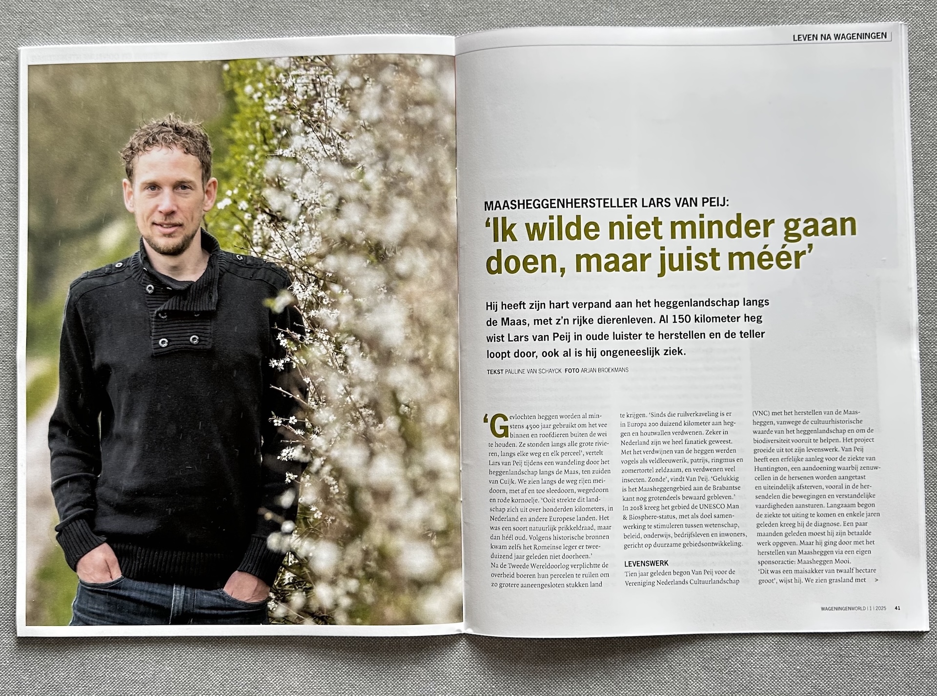 in de Wageningen World!